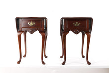 Load image into Gallery viewer, Pair of Cherry Pembroke Side Tables
