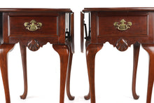 Load image into Gallery viewer, Pair of Cherry Pembroke Side Tables
