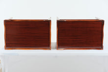 Load image into Gallery viewer, Pair of Tray Top Mahogany Side Tables
