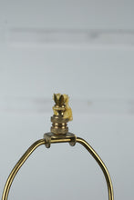 Load image into Gallery viewer, Pair of Vintage Cut Crystal Table Lamps – Elegant Pleated Shades, Polished Brass Bases
