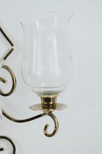 Load image into Gallery viewer, Pair of Gold 3-Tiered Wall Sconces
