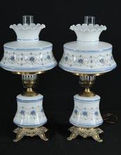 Load image into Gallery viewer, Pair of Quoizel Abigail Adams Hurricane Lamps
