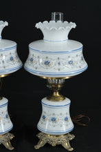 Load image into Gallery viewer, Pair of Quoizel Abigail Adams Hurricane Lamps
