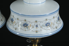 Load image into Gallery viewer, Pair of Quoizel Abigail Adams Hurricane Lamps
