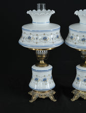 Load image into Gallery viewer, Pair of Quoizel Abigail Adams Hurricane Lamps
