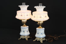 Load image into Gallery viewer, Pair of Quoizel Abigail Adams Hurricane Lamps
