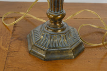 Load image into Gallery viewer, Pair Traditional Bronze Finish Table Lamps 26 Inch Fluted Column Lamps
