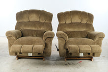Load image into Gallery viewer, La-Z-Boy Matching Pair of Upholstered Rocker Recliners
