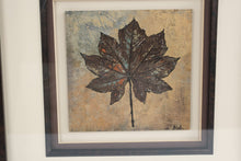 Load image into Gallery viewer, Framed Botanical Leaf Wall Art Prints Set of 2 Contemporary Nature Decor
