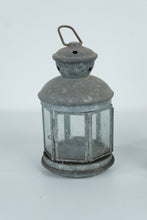 Load image into Gallery viewer, Pair of Vintage-Style Metal Lantern Candle Holders – 10&quot; Tall – Rustic Star-Cut Design
