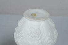 Load image into Gallery viewer, Vintage Imperial Loganberry White Satin Milk Glass Vases Pair 10 Inch
