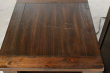 Load image into Gallery viewer, Pair of Rustic Wood End Tables / Nightstands with USB Charging and Cabinet Storage
