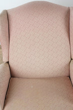 Load image into Gallery viewer, Pair of Pale Pink Reclining Wingback Chairs
