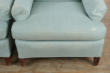 Load image into Gallery viewer, Pair of Alice Modern Upholstered Lounge Chairs with Wood Legs
