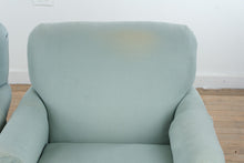 Load image into Gallery viewer, Pair of Alice Modern Upholstered Lounge Chairs with Wood Legs
