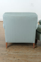 Load image into Gallery viewer, Pair of Alice Modern Upholstered Lounge Chairs with Wood Legs
