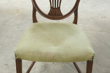Load image into Gallery viewer, Pair of Hepplewhite Style Mahogany Dining Chairs with Shield Backs
