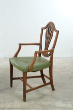 Load image into Gallery viewer, Pair of Hepplewhite Style Mahogany Dining Chairs with Shield Backs
