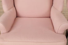 Load image into Gallery viewer, Pair of Soft Pink Wingback Chairs
