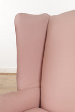 Load image into Gallery viewer, Pair of Soft Pink Wingback Chairs
