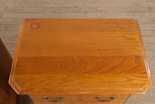 Load image into Gallery viewer, Pair Sumter Furniture Solid Oak Nightstands 3 Drawer Traditional
