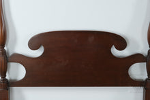 Load image into Gallery viewer, Pair of Mahogany Twin Poster Beds with Turned Spindle Footboards
