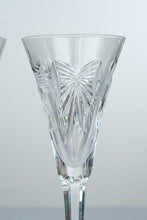 Load image into Gallery viewer, Waterford Millennium Happiness Crystal Champagne Flutes Pair 9 5 Inch Ireland
