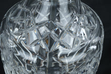 Load image into Gallery viewer, Waterford Crystal Table Lamps Pair Brass Base Cut Crystal Accent Lamps
