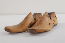 Load image into Gallery viewer, Pair of Wooden Shoe Forms - Dated 1939
