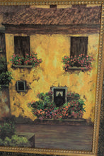 Load image into Gallery viewer, Montserrat Masdeu Summer Villa Golden Villa Framed Prints Set Mediterranean Wall Art 27x31

