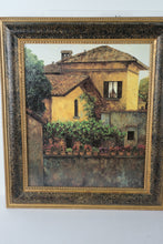 Load image into Gallery viewer, Montserrat Masdeu Summer Villa Golden Villa Framed Prints Set Mediterranean Wall Art 27x31
