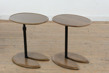 Load image into Gallery viewer, Pair of Ekornes Stressless Ellipse Wood End Tables
