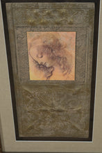 Load image into Gallery viewer, Framed Renaissance-Style Portrait Panels After Leonardo da Vinci – Ornate Gilt Frames, Set of Two
