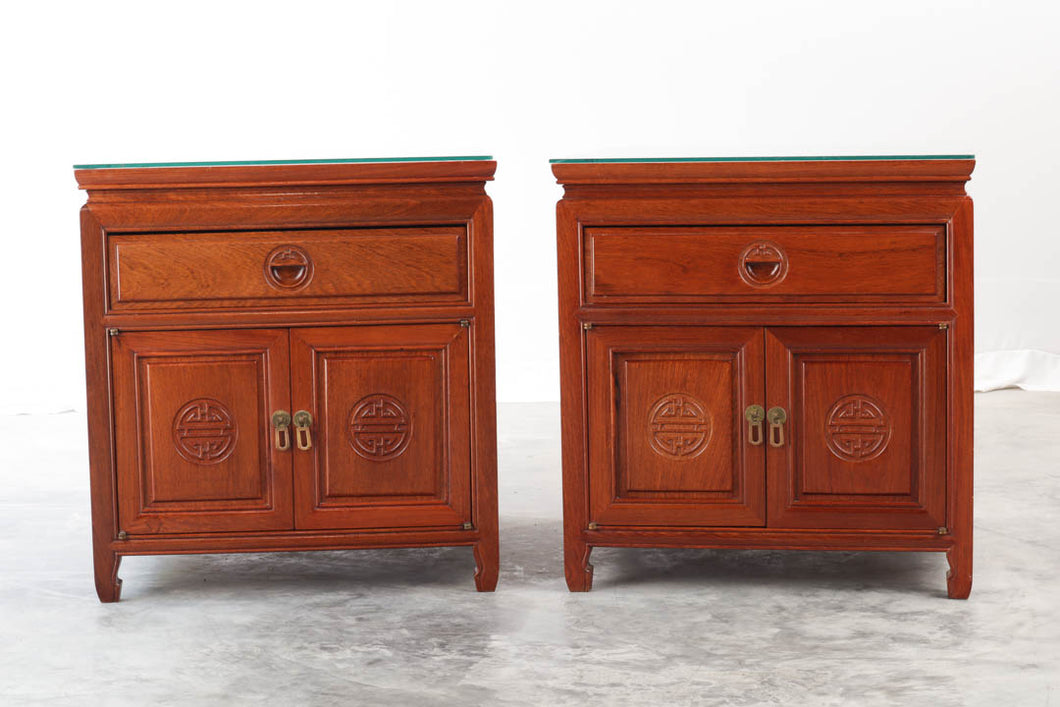 Pan Asian Hightower Side Tables / Nightstands