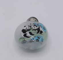 Load image into Gallery viewer, Chinese Inside-Painted Snuff Bottle – Pandas &amp; Great Wall Design
