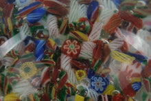 Load image into Gallery viewer, Colorful Millefiori Art Glass Paperweight Scrambled Cane Design 3 Inch
