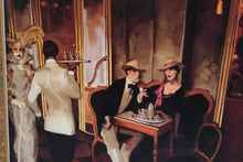 Load image into Gallery viewer, Juarez Machado Bistro Cafe Florian Framed Art Prints Set of 2 30 X 36
