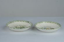 Load image into Gallery viewer, Pasta Primavera Ceramic Pasta Bowls Set of 2 Vegetable Design 9 Inch
