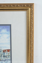 Load image into Gallery viewer, Patricia Rainey Cape May NJ Signed Print Framed Coastal Victorian Winter Scene 22x18
