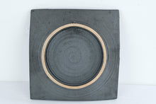 Load image into Gallery viewer, Patrick Horsley Studio Pottery Wall Plate Blue Purple Abstract Ceramic 12 Inch

