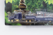 Load image into Gallery viewer, Paulaner Hefe-Weißbier Die-Cast Truck with Glass Cargo – &quot;Gut, Besser, Paulaner&quot; – NIB
