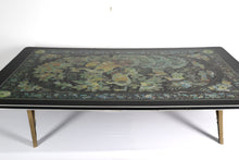Load image into Gallery viewer, Vintage Low Tea / Coffee Table - Peacock - Mother of Pearl
