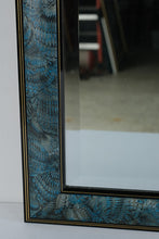 Load image into Gallery viewer, Carolina Mirror Company Peacock Feather Framed Wall Mirror Rectangular Decorative Mirror
