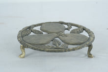 Load image into Gallery viewer, Cast Metal Pear Trivet Footed Hot Plate Rustic Kitchen Decor
