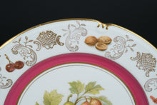 Load image into Gallery viewer, Winterling Fruit Border Plate – Pear &amp; Gooseberry – 10&quot; Round – Gold Rim, Mix &amp; Match Set
