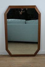 Load image into Gallery viewer, Vintage Pecan Fruitwood Mirror 51 x 34.5

