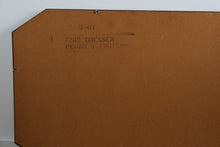 Load image into Gallery viewer, Vintage Pecan Fruitwood Mirror 51 x 34.5
