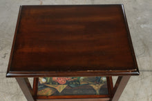 Load image into Gallery viewer, Pier 1 Imports Wood End Table with Drawer and Decorative Shelf
