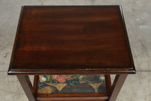 Load image into Gallery viewer, Pier 1 Imports Wood End Table with Drawer and Decorative Shelf
