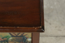 Load image into Gallery viewer, Pier 1 Imports Wood End Table with Drawer and Decorative Shelf
